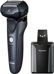 Panasonic ES-LV97-K803 5 peiliukų Arc Foil elektrinė skustuvė su automatine valymo ir įkrovimo stotele, &scaron;lapiam ir sausam skutimui, juoda
