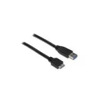EXSYS EX-K1640-1 USB 3.2 Gen 1 kabelis, USB-A į Micro-USB B, 1 m, juodas