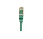 EXERTIS CONNECT CAT.5e F/UTP komutacinis kabelis, žalias, 1,0 m, plonas snagless apsauginis antgalis 847152