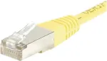 EXERTIS CONNECT Cat.6 F/UTP komutacinis kabelis, geltonas, 10 m, plonas apsauga nuo perlenkimo 245560