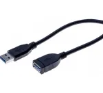 EXERTIS CONNECT Tecline 532462 USB 3.2 Gen 1 kabelis, USB-A į USB-B, 3 m, juodas