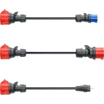 go-e Adapterių rinkinys Gemini flex 11 kW, 3 dalių komplektas (juoda, 30 cm)