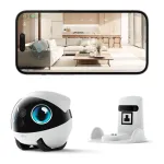 ENABOT EBO Air 2S mobilus stebėjimo robotas &ndash; baltas