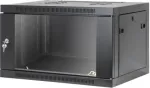Intellinet 19 inch tinklo sieninis spintelė, be įrankių surenkama, 6U, 450 mm gylio, juoda RAL 9005 (716826)