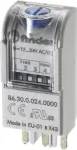 FINDER 86.30 Daugiafunkcis laiko relės modulis, 24V AC/DC, 1 CO 16A, 8 funkcijos, 0,05s-100h 863000240000T