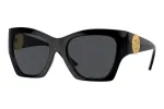 Versace VE4452 GB1/87 moteri&scaron;ki cat eye akiniai nuo saulės juodi/pilki 54mm