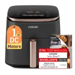 Cosori Turbo Blaze Chef Edition Single 6 L 1725 W Kar&scaron;to oro gruzdintuvė Juoda, Rožinis auksas