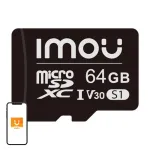 MicroSD atminties kortelė IMOU ST2-64-S1 64 GB, Class 10, Skaitymas 95 MB/s, Ra&scaron;ymas 35 MB/s, U3 V30