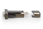 DIGITUS USB 2.0 į RS232 konverteris su DB9 ki&scaron;tuku ir 80 cm USB kabeliu, FTDI FT232RL mikroschema