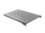 Rack lentyna LANBERG AK-1010-B 19 colių spintoms, 1U, 482,6&times;750&times;45 mm, maks. apkrova 15 kg, juoda