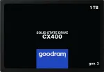 GOODRAM CX400 Gen.2 SSDPR-CX400-01T-G2 SSD diskas 1 TB (1024 GB), 2,5 colio, SATA III, 550/500 MB/s, 3D TLC NAND, 7 mm