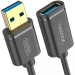 Unitek Y-C4030GBK USB 3.1 Gen 1 ilginamasis kabelis, A tipo ki&scaron;tukas į lizdą, 3 m, juodas