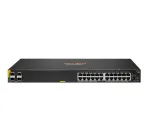 HPE Aruba Networking CX 6100 24G Class4 PoE 4SFP+ 370W valdomas L3 gigabitinis eterneto (10/100/1000) maitinimas per Ethernet (PoE) 1U juodas