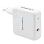 Qoltec GaN Charger FAST 108W | 5-20V | 3-4.7A | USB C | Baltas