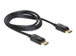 DisplayPort kabelis DeLOCK 82585 2m Juodas