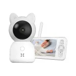 XENON X7202 I&scaron;manioji kūdikio stebėjimo kamera su monitoriumi, Wi-Fi, 2.4 GHz, 3 MP, dvipusis garsas, SD, balta