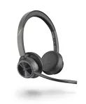 Poly Voyager 4320 UC belaidės Bluetooth ausinės su mikrofonu, stereo, USB-A, Microsoft Teams, juodos