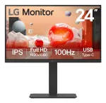LG 24BA750-B kompiuterio monitorius 60,5 cm (23,8 colio) 1920 x 1080 pikselių Full HD LCD juodas