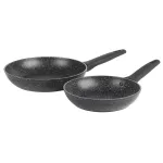 Keptuvių rinkinys Russell Hobbs RH00490MOB Marble Black 20 cm + 24 cm