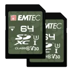 Flash atminties kortelė Emtec 64GB UHS-I U3 V30 Outdoor ECMSD64GXCU3ORP