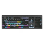 Logickeyboard ASTRA 2 DaVinci Resolve klaviatūra &bdquo;Mac&ldquo;, pilno dydžio, laidinė USB, žirklinis mechanizmas, QWERTZ voki&scaron;ka, juoda