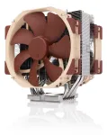 Noctua NH-U14S DX-4677 procesoriaus oro au&scaron;intuvas 14 cm Ruda, &Scaron;viesiai ruda, Sidabrinė