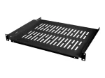 LogiLink stelažas - lentyna - juoda, RAL 9005 - 1U - 48,3 cm (19 colių)