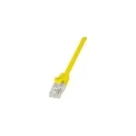 Tinklo kabelis LogiLink 3m RJ-45 Cat6 U/UTP Geltonas