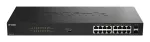 D-Link DGS-1018P/E 18 prievadų Gigabit PoE+ nevaldomas komutatorius
