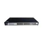 Valdomas Gigabit Ethernet PoE+ jungiklis Hikvision Pro Series DS-3E2528P(B) - 24 prievadai