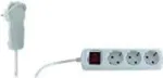 Prailginimo laidas REV 0012326114 2m 3 AC lizdai(-ų) Vidaus baltas