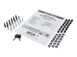 Eaton Tripp Lite Series 9U sieninis serverio spintos korpusas su akriliniu stiklu priekinėmis durimis - 19 colių (48,3 cm) - juoda