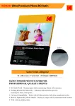 Kodak Ultra Premium nuotraukų popierius 280g Satin 13x18 cm 20 lapų