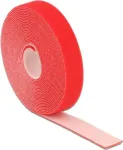 Lipnusis užsegimas (Velcro) DeLOCK 18723 raudonas 20 mm 5 m