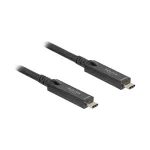 DeLOCK USB 3.2 Gen 2 aktyvus optinis USB-C laidas 5 m, juodas 84255