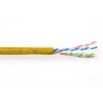 ACT CAT6 U/UTP vytos poros laidas geltonas 305 m