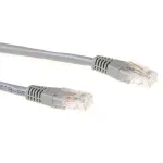 ACT pilkas 1,5 m LSZH U/UTP CAT6 jungiamasis kabelis su RJ45 jungtimis