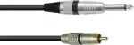OMNITRONIC adapteris RCA / jack 0,9 m juodas (30225118)