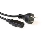 Maitinimo laidas ACT Powercord Danijos ki&scaron;tukas - C13 juodas 2,5 m