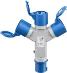 Goobay CEE-Y adapteris, CEE ki&scaron;tukas į 3x CEE movą (76237)