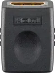 ACC HDMI adapteris AH006, HDMI Type-A į HDMI Type-A, auksuoti kontaktai, juodas