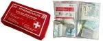 Automobilinė pirmosios pagalbos vaistinėlė IWH KFZ-Verbandtasche 023511, pagal DIN 13164, raudona