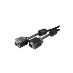 VGA kabelis S-VGA S/CONN 10 m, HD15 (D-Sub), juodas