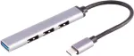 USB-C hub ShiverPeaks 13-50002 &mdash; 4&times; USB-A 3.0 plonas adapteris USB-C prievadams