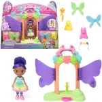 Gabby's Dollhouse Fairylandia stebuklingas transformuojantis žaidimų rinkinys su lėlės aksesuarais