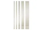 Nobo T-Card Metal Panels Size 2, 32 lizdai, pilki