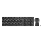 Belaidis klaviatūros ir pelės rinkinys Speedlink SIGNIUM SL-640303-BK Juoda, DE i&scaron;dėstymas