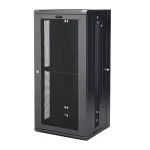 StarTech.com 4-Post 26U sieninis tinklo kabinetas su 1U lentyna, 19 colių &scaron;arnyrinis sieninis serverio stovas duomenų / AV / elektronikos / kompiuterinės įrangos montavimui, lankstus ventiliuojamas stovo korpusas