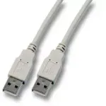 USB kabelis EFB Elektronik 5m USB 2.0 M/M pilkas