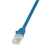 Tinklo kabelis LogiLink 2m RJ45 Cat6 U/UTP mėlynas
